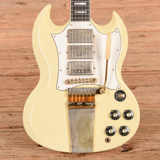 Gibson Custom Shop Jimi Hendrix Signature '67 SG Custom Reissue Polaris White Electric Guitars / Solid Body