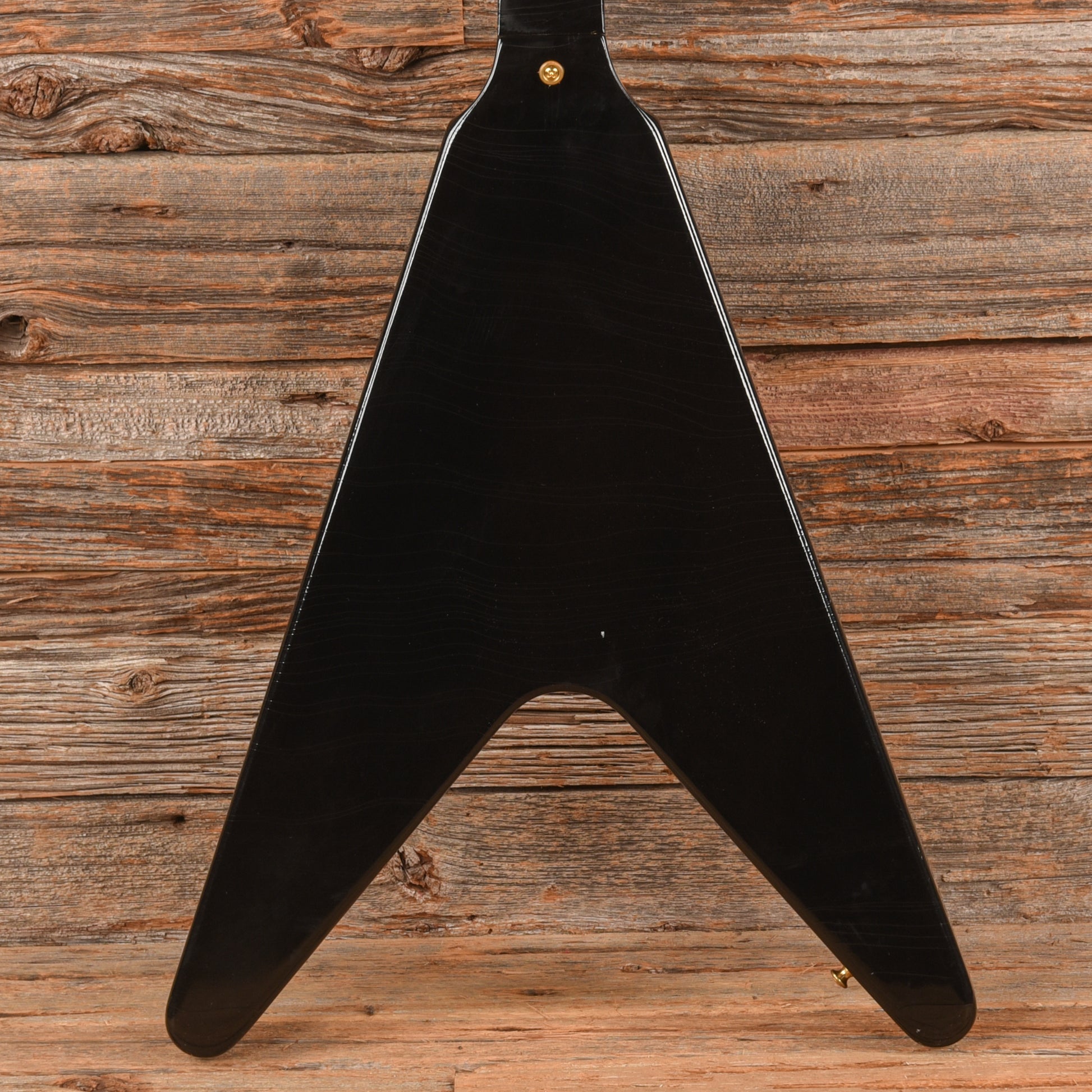 Gibson Custom Shop Jimi Hendrix Signature '69 Flying V Aged Ebony Electric Guitars / Solid Body