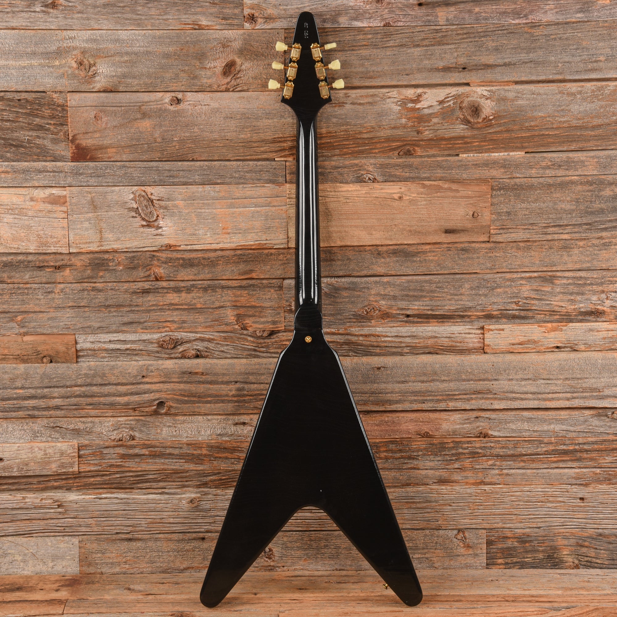 Gibson Custom Shop Jimi Hendrix Signature '69 Flying V Aged Ebony Electric Guitars / Solid Body