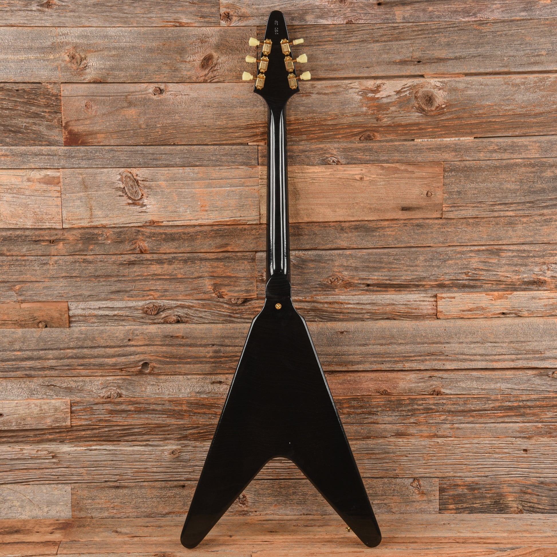 Gibson Custom Shop Jimi Hendrix Signature '69 Flying V Aged Ebony Electric Guitars / Solid Body