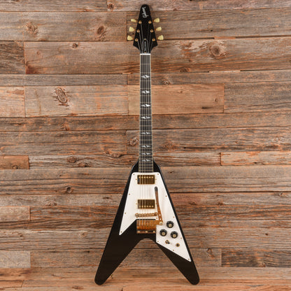 Gibson Custom Shop Jimi Hendrix Signature '69 Flying V Aged Ebony Electric Guitars / Solid Body
