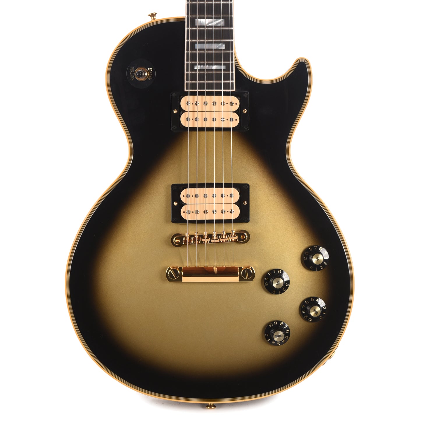 Gibson Custom Shop Les Paul Axcess Custom Heavy Antique Silverburst Gloss w/Stop Bar Electric Guitars / Solid Body
