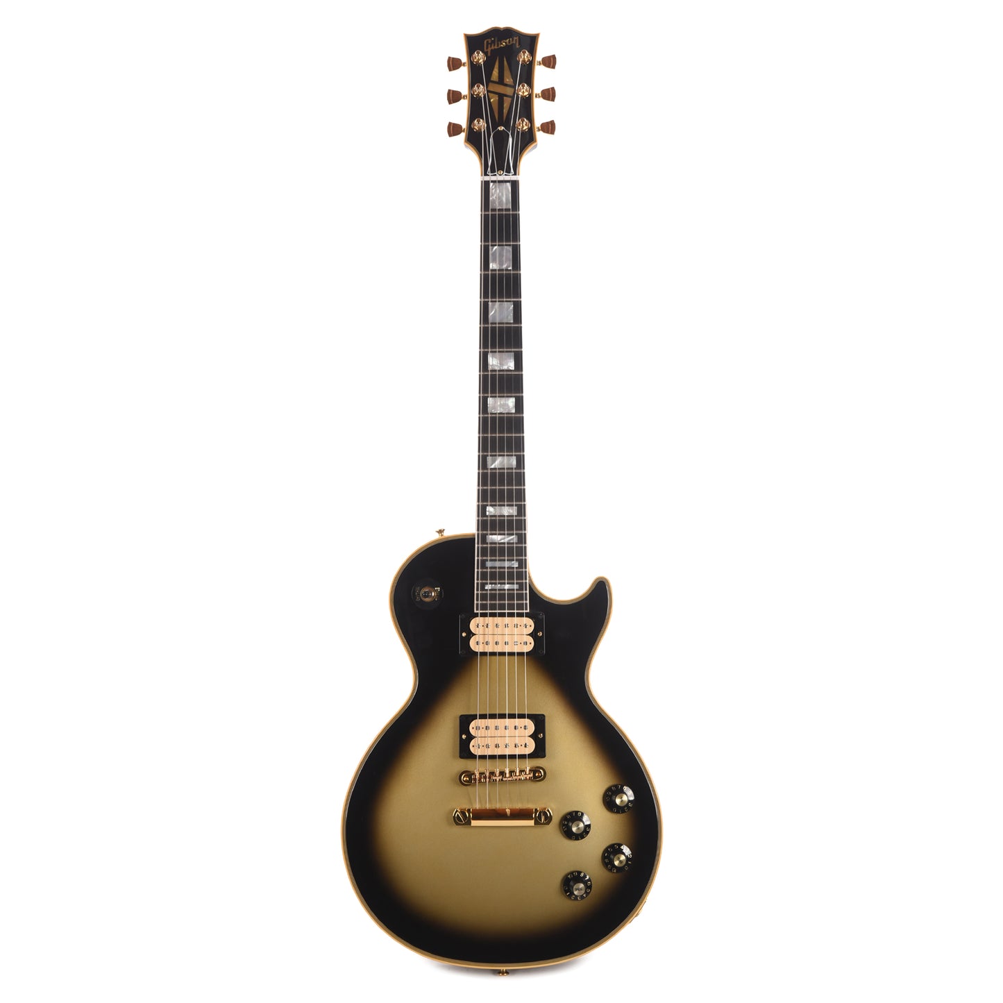 Gibson Custom Shop Les Paul Axcess Custom Heavy Antique Silverburst Gloss w/Stop Bar Electric Guitars / Solid Body