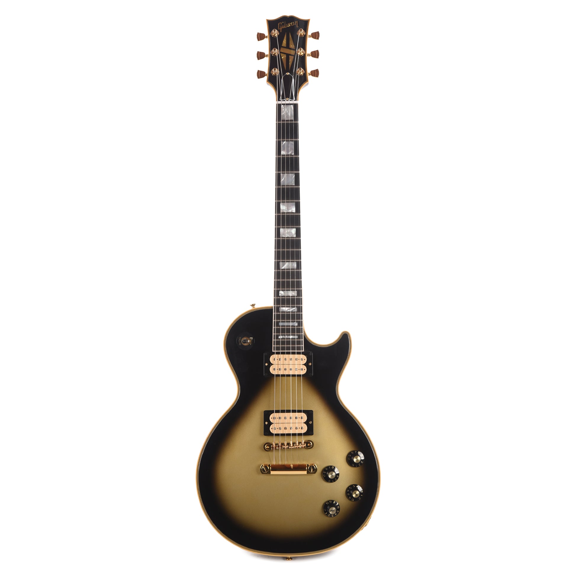 Gibson Custom Shop Les Paul Axcess Custom Heavy Antique Silverburst Gloss w/Stop Bar Electric Guitars / Solid Body