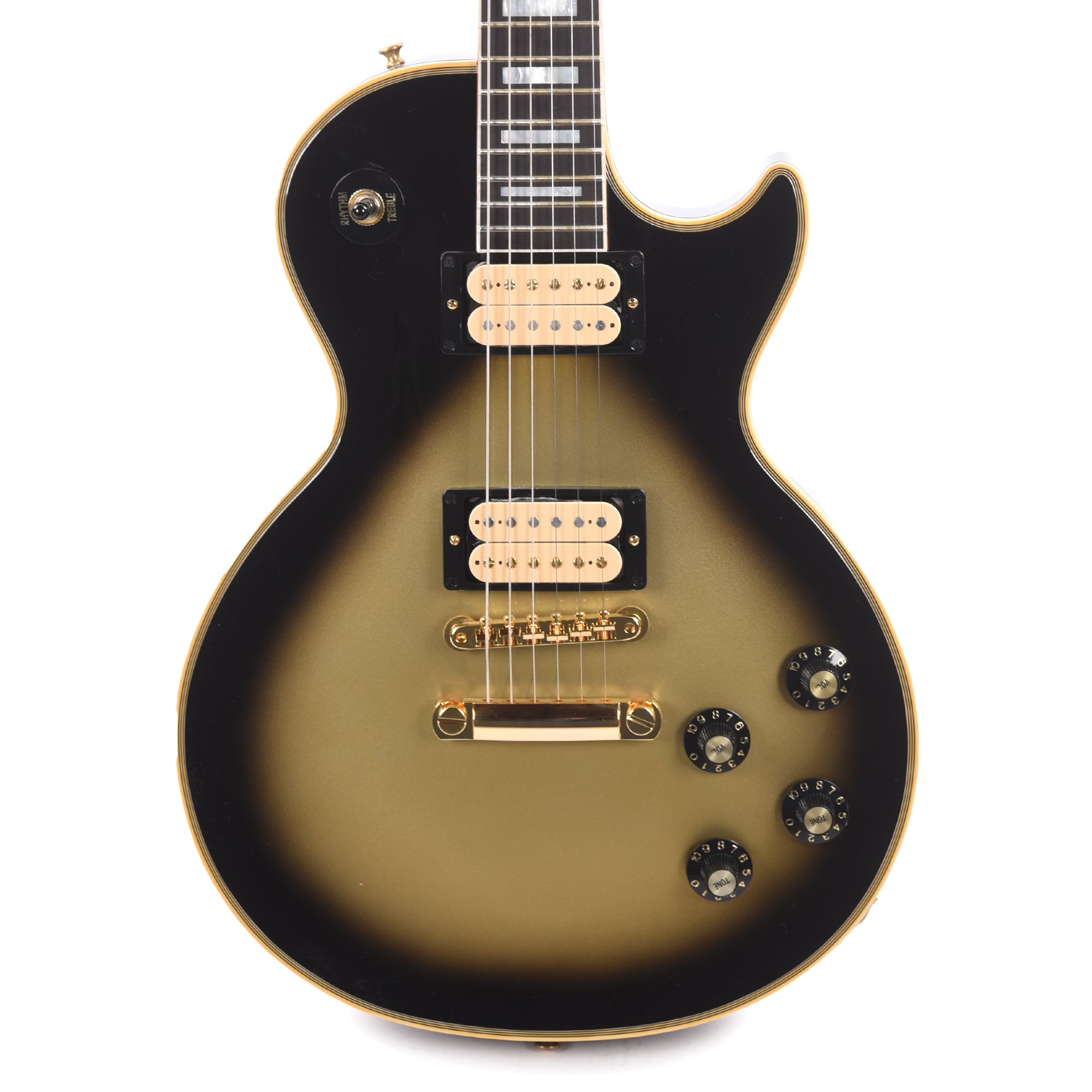 Gibson Custom Shop Les Paul Axcess Custom Heavy Silverburst Gloss w/Stop Bar Electric Guitars / Solid Body