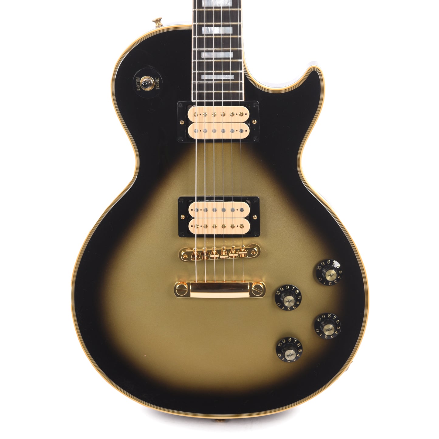Gibson Custom Shop Les Paul Axcess Custom Heavy Silverburst Gloss w/Stop Bar Electric Guitars / Solid Body