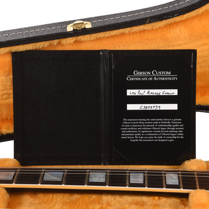 Gibson Custom Shop Les Paul Axcess Custom LEFTY Heavy Antique Silverburst Gloss w/Stop Bar Electric Guitars / Solid Body