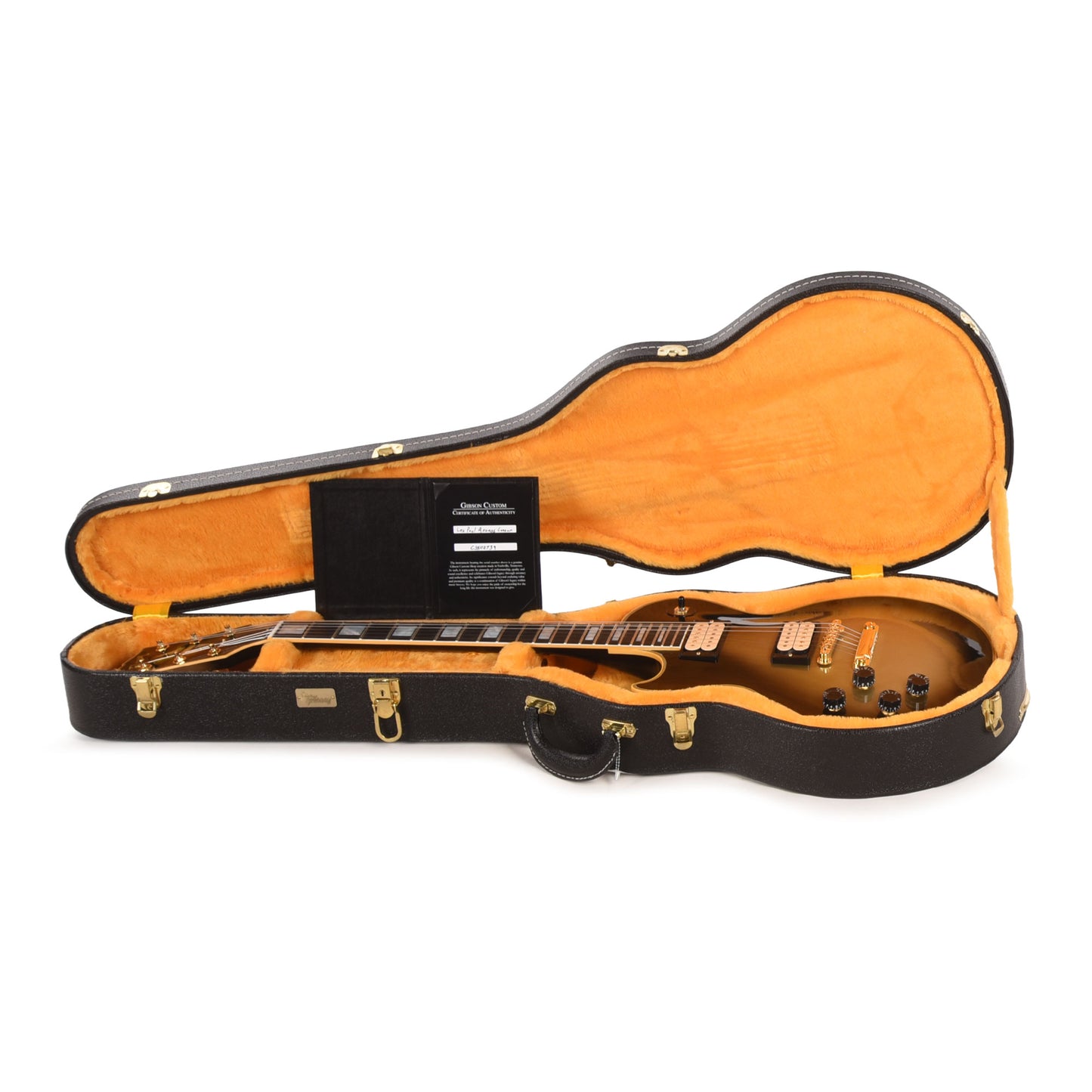 Gibson Custom Shop Les Paul Axcess Custom LEFTY Heavy Antique Silverburst Gloss w/Stop Bar Electric Guitars / Solid Body