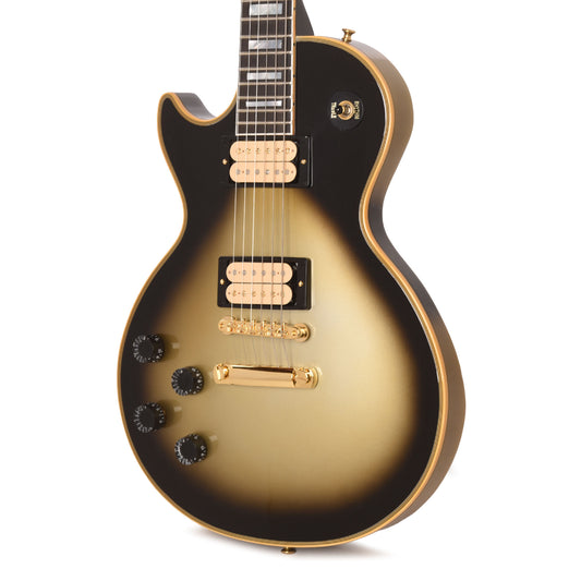 Gibson Custom Shop Les Paul Axcess Custom LEFTY Heavy Antique Silverburst Gloss w/Stop Bar Electric Guitars / Solid Body