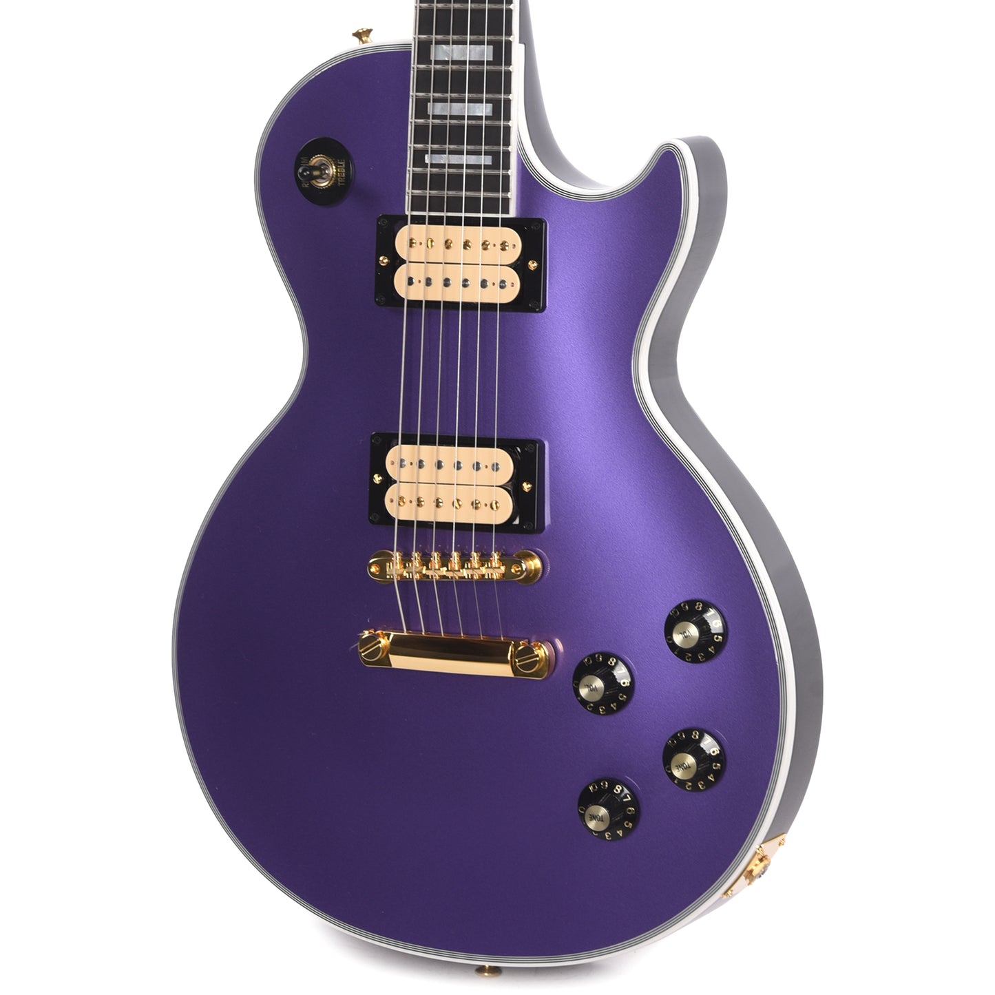 Gibson Custom Shop Les Paul Axcess Custom Plum Crazy Gloss w/Stop Bar Electric Guitars / Solid Body