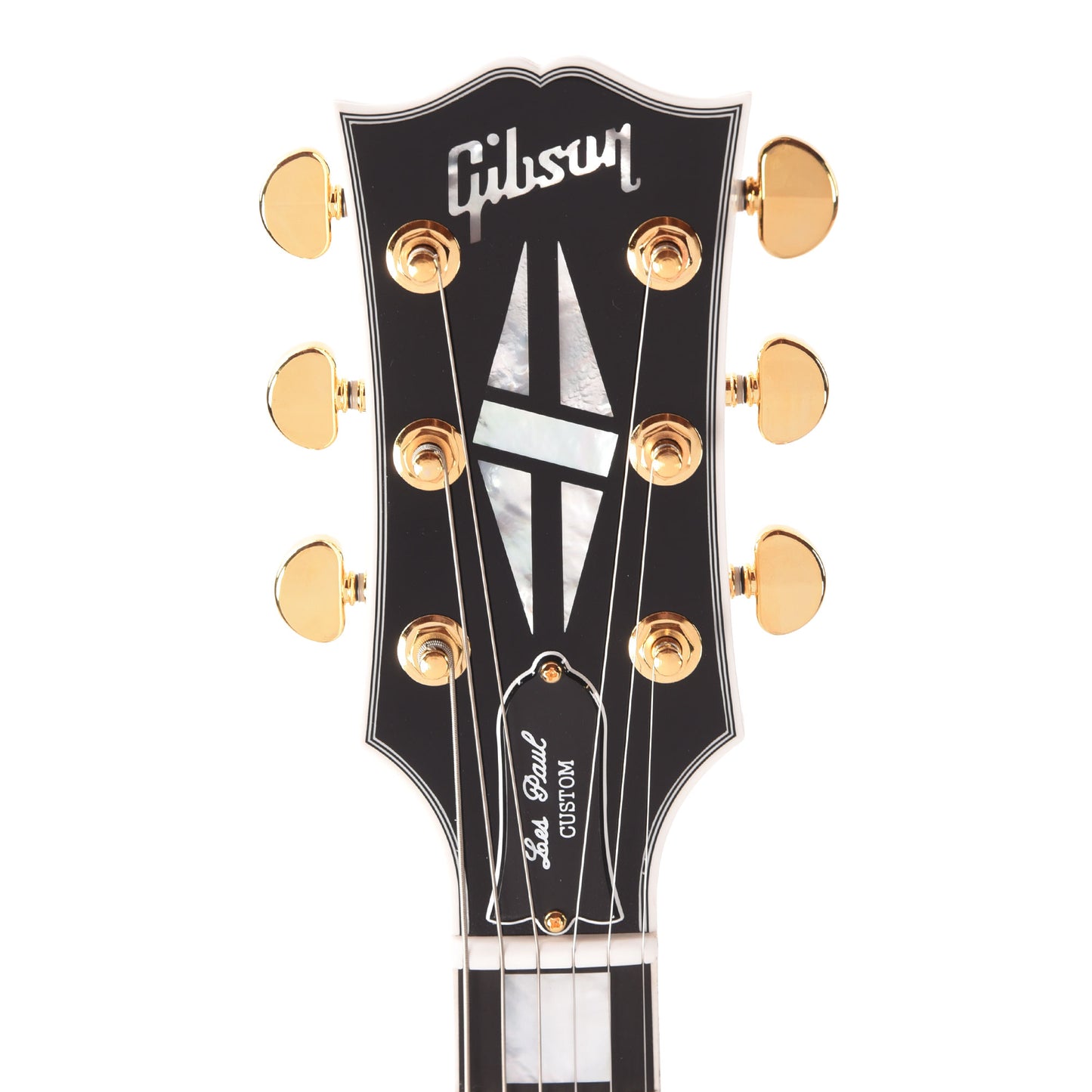 Gibson Custom Shop Les Paul Custom Alpine White Gloss Electric Guitars / Solid Body