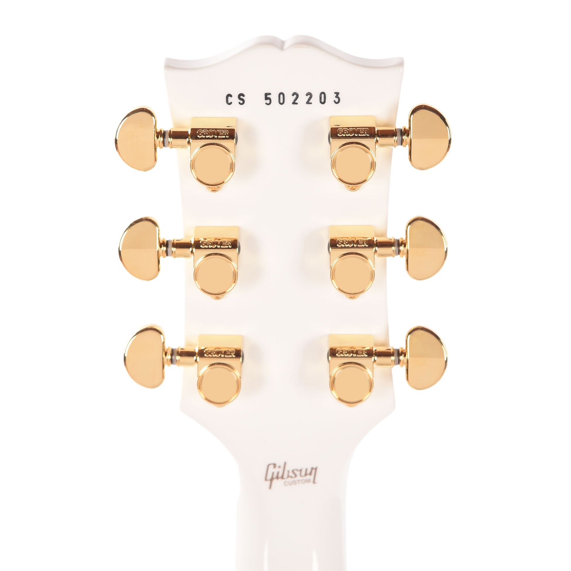 Gibson Custom Shop Les Paul Custom Alpine White Gloss Electric Guitars / Solid Body