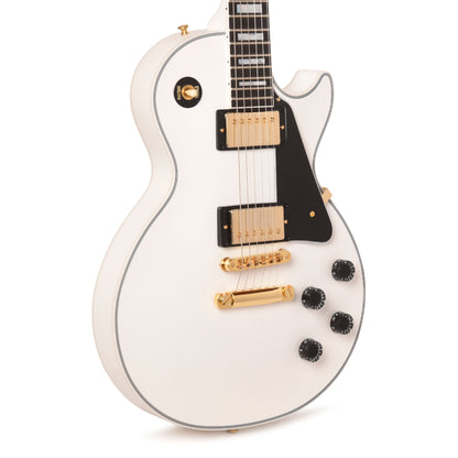 Gibson Custom Shop Les Paul Custom Alpine White Gloss Electric Guitars / Solid Body