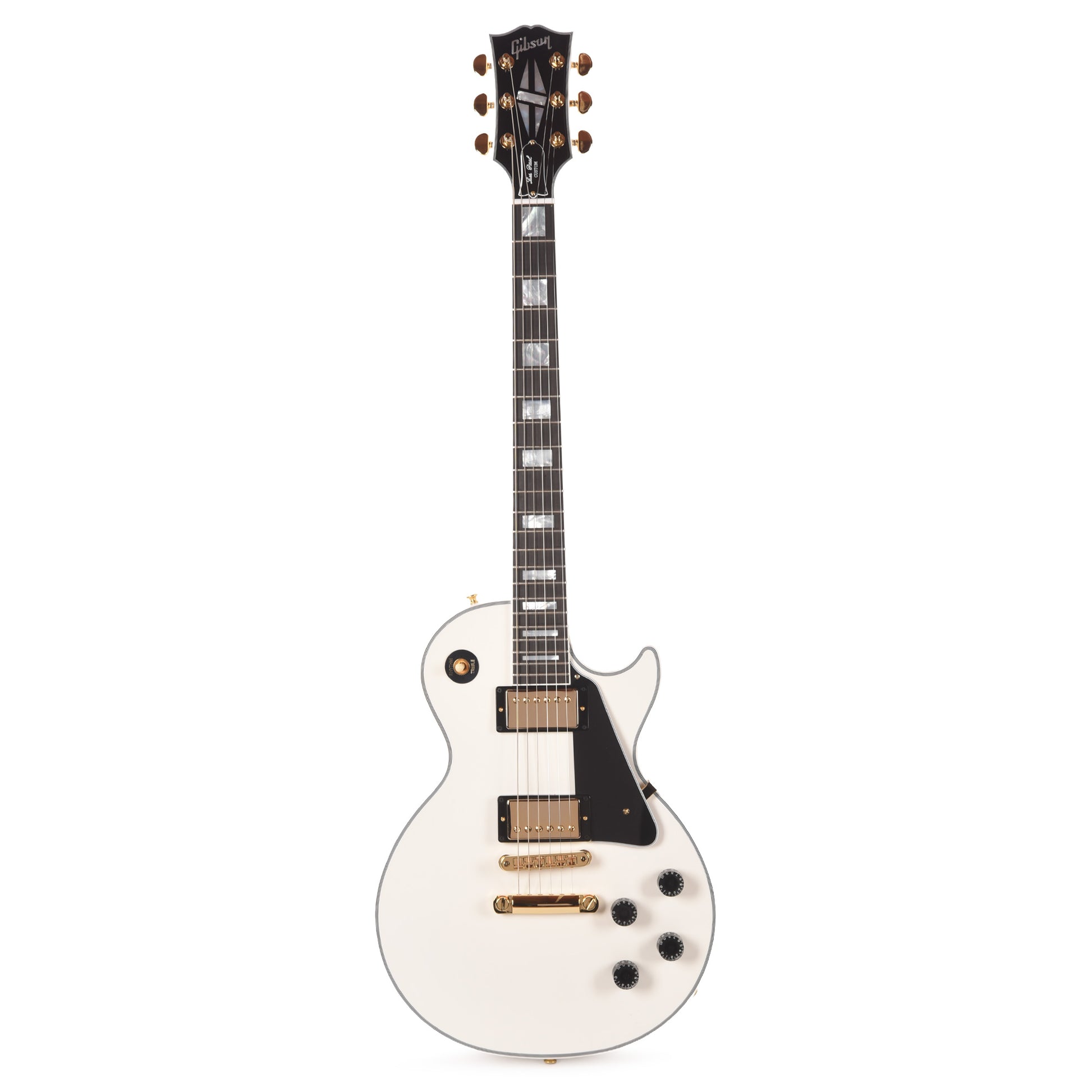 Gibson Custom Shop Les Paul Custom Alpine White Gloss Electric Guitars / Solid Body