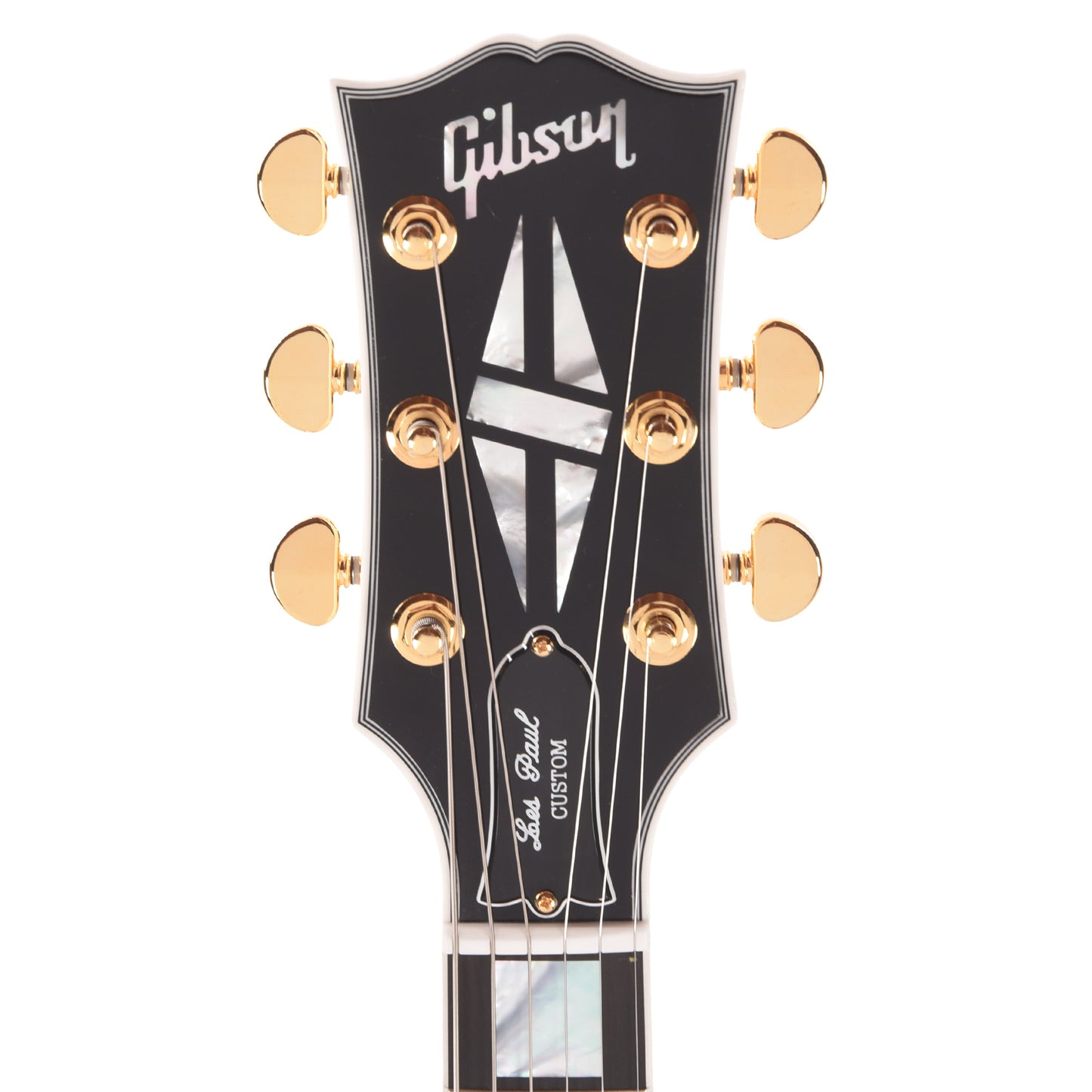 Gibson Custom Shop Les Paul Custom Alpine White Gloss Electric Guitars / Solid Body
