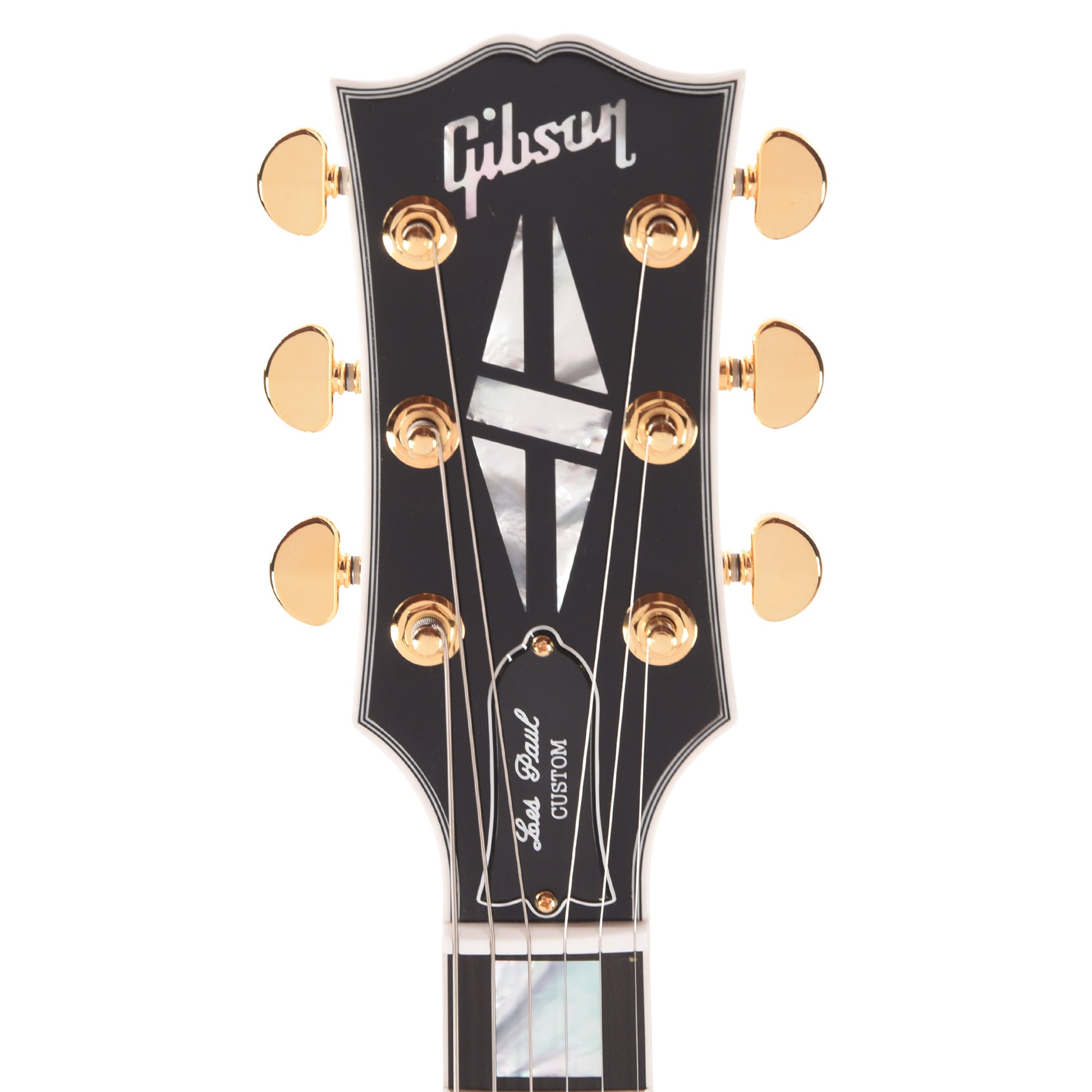Gibson Custom Shop Les Paul Custom Alpine White Gloss Electric Guitars / Solid Body