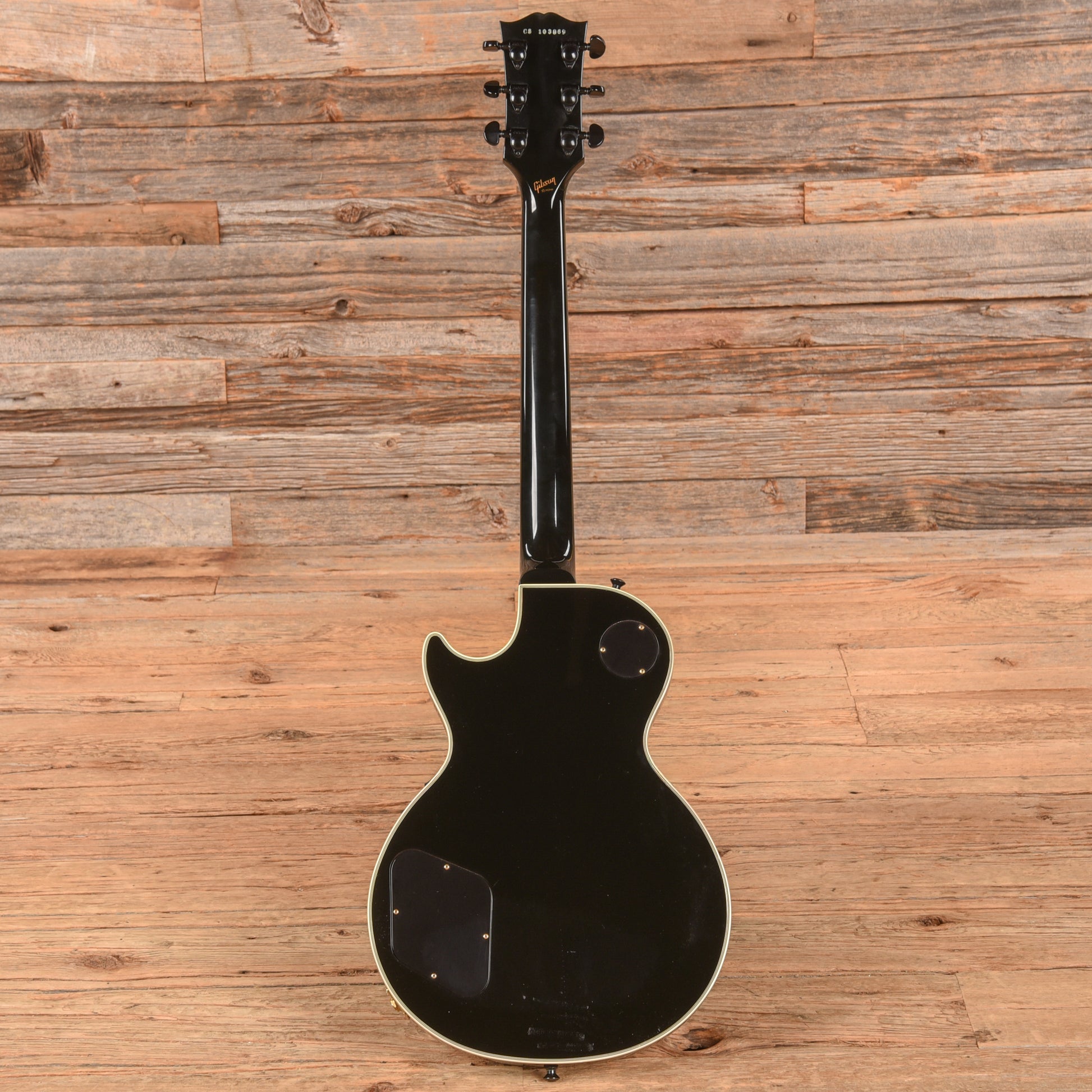 Gibson Custom Shop Les Paul Custom Ebony 2010 Electric Guitars / Solid Body