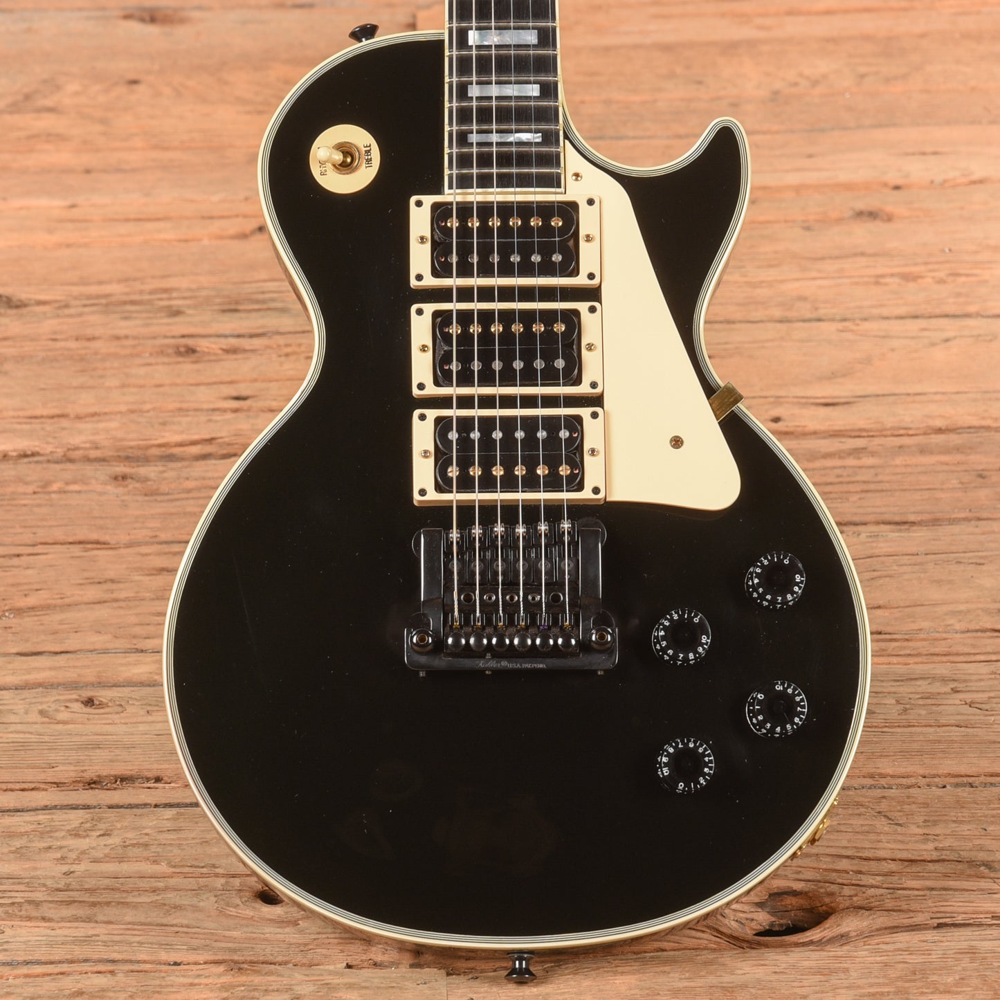 Gibson Custom Shop Les Paul Custom Ebony 2010 Electric Guitars / Solid Body
