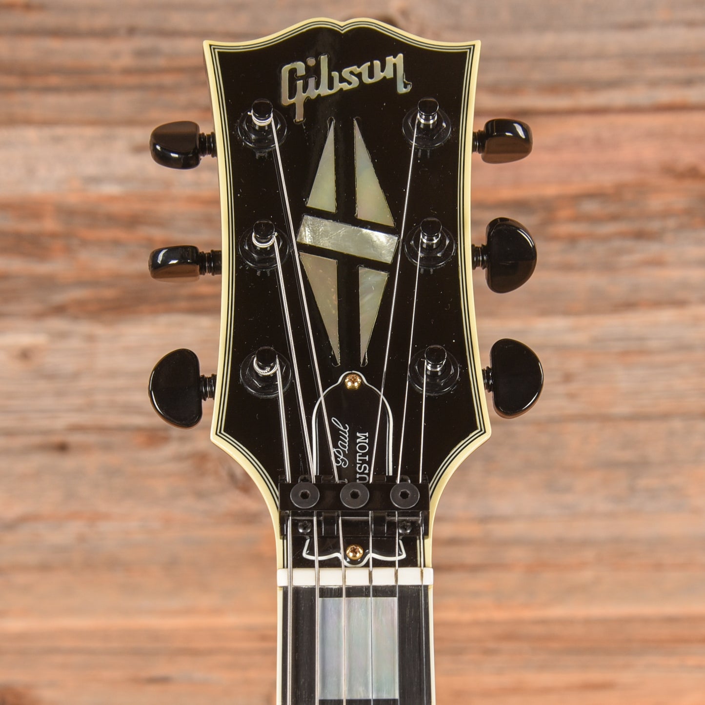 Gibson Custom Shop Les Paul Custom Ebony 2010 Electric Guitars / Solid Body