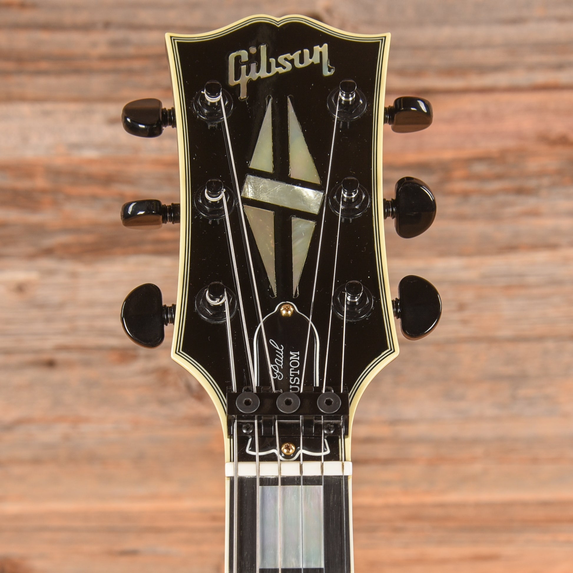 Gibson Custom Shop Les Paul Custom Ebony 2010 Electric Guitars / Solid Body