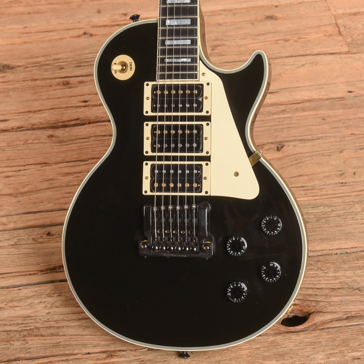 Gibson Custom Shop Les Paul Custom Ebony 2010 Electric Guitars / Solid Body