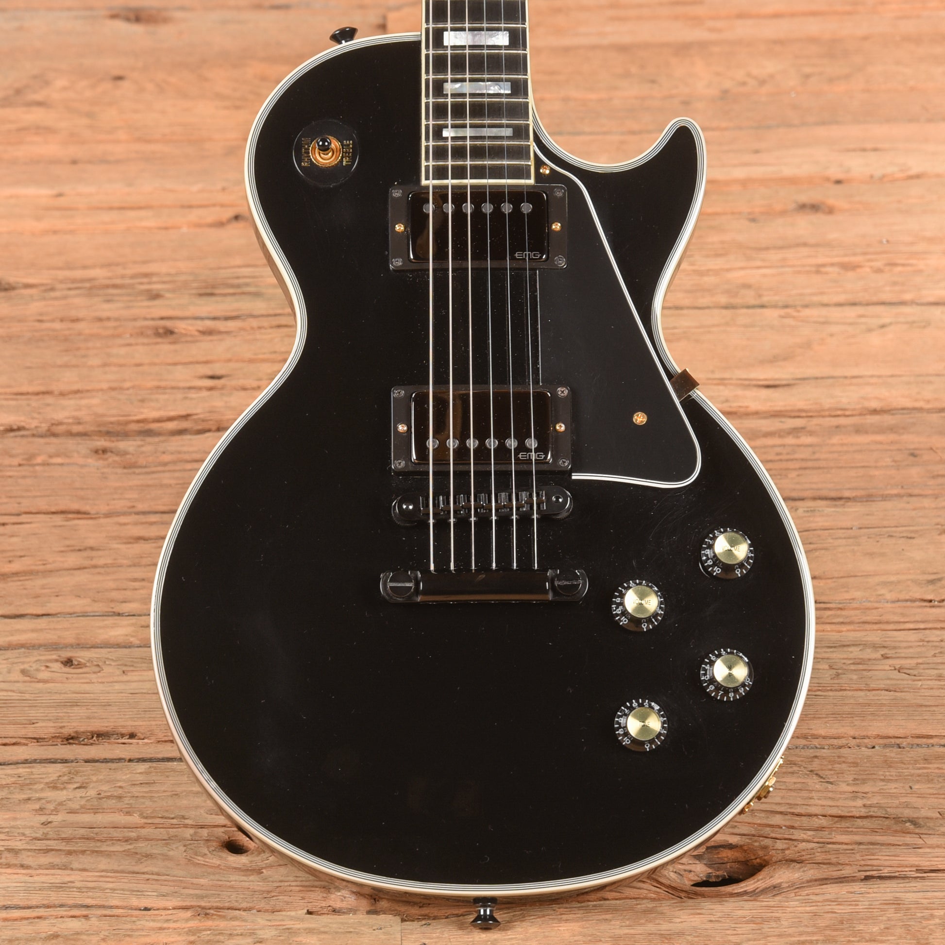 Gibson Custom Shop Les Paul Custom Ebony 2018 Electric Guitars / Solid Body