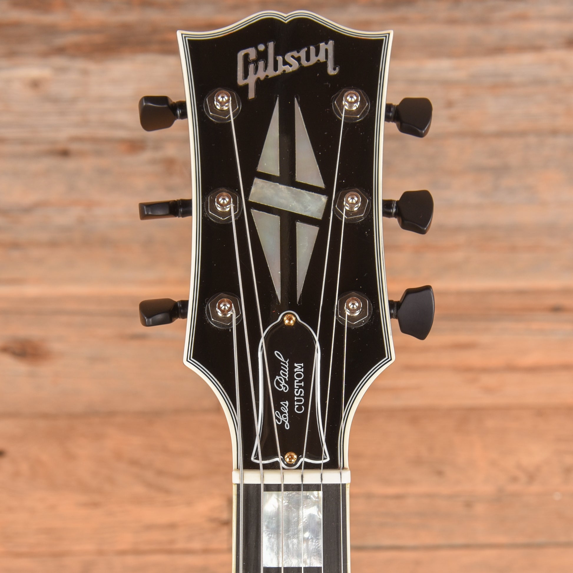 Gibson Custom Shop Les Paul Custom Ebony 2018 Electric Guitars / Solid Body
