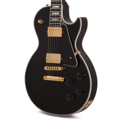 Gibson Custom Shop Les Paul Custom Ebony Gloss Electric Guitars / Solid Body