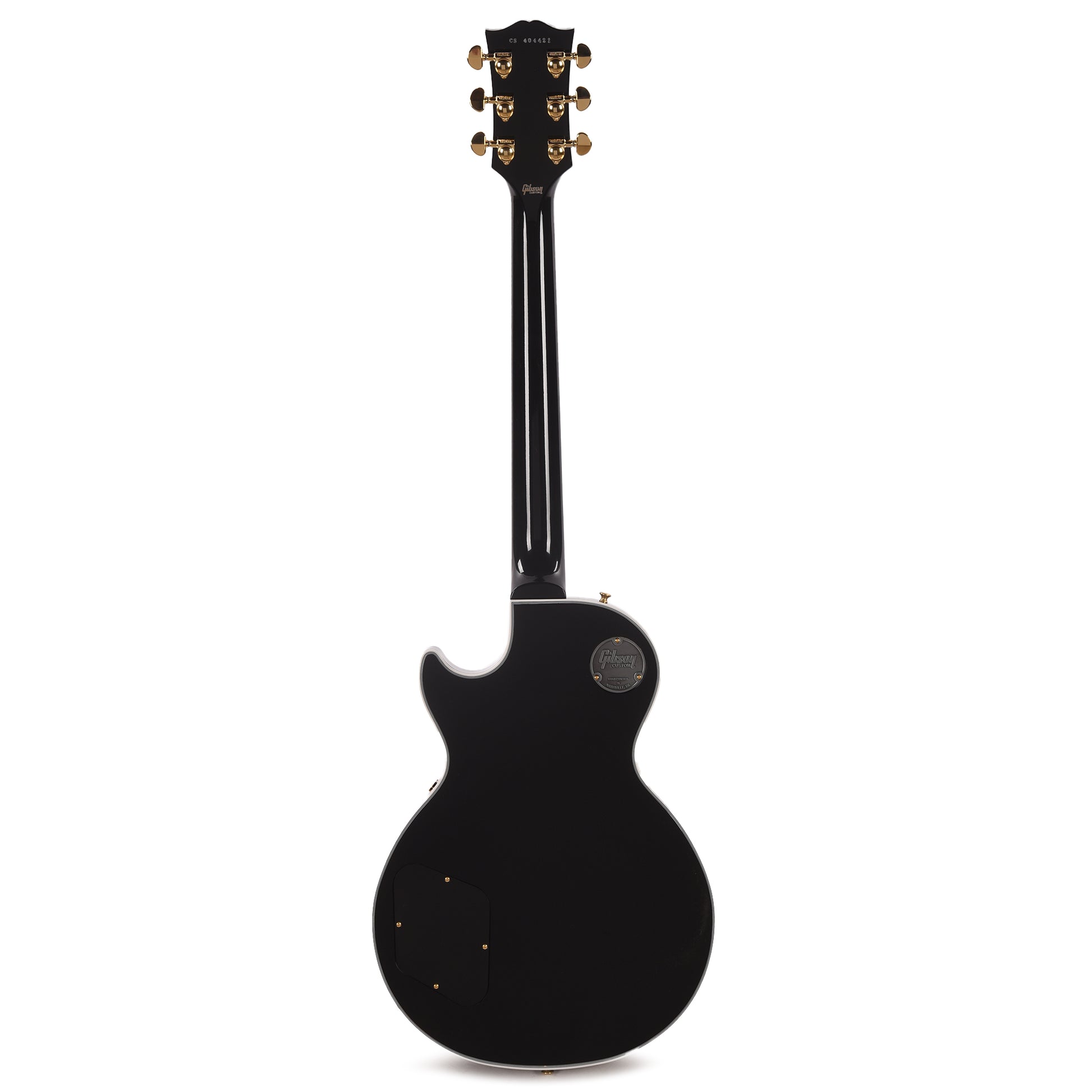 Gibson Custom Shop Les Paul Custom Ebony Gloss Electric Guitars / Solid Body