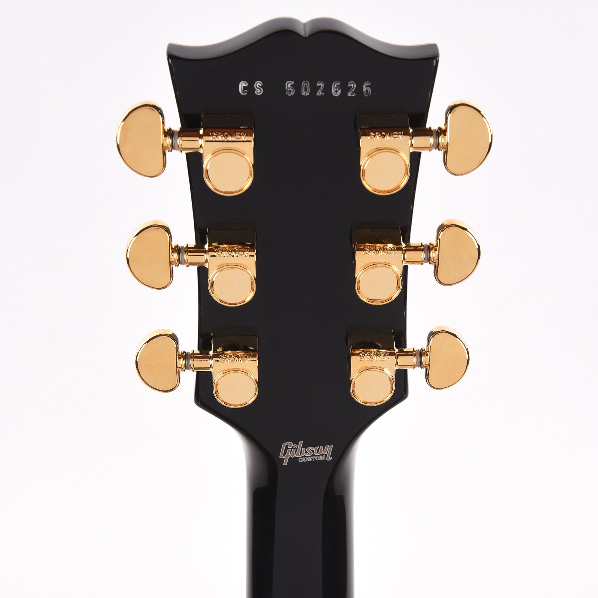 Gibson Custom Shop Les Paul Custom Ebony Gloss Electric Guitars / Solid Body