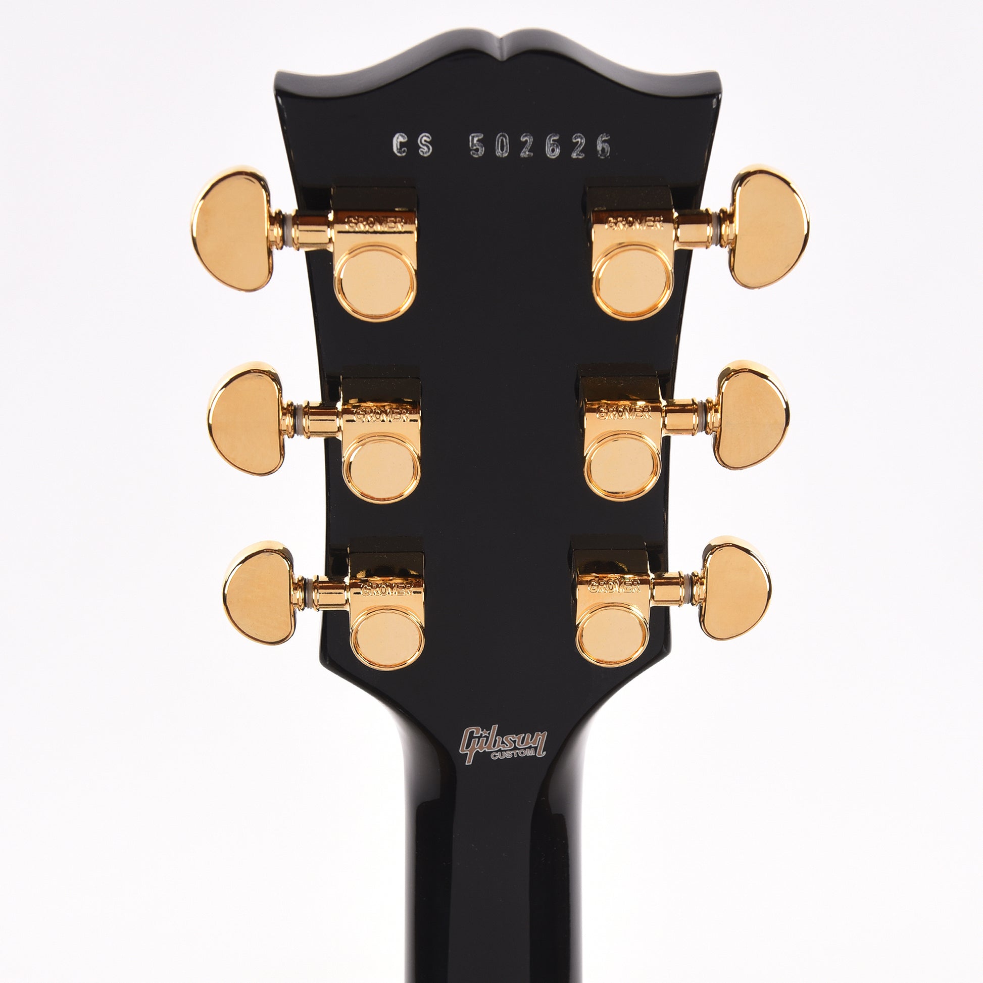 Gibson Custom Shop Les Paul Custom Ebony Gloss Electric Guitars / Solid Body