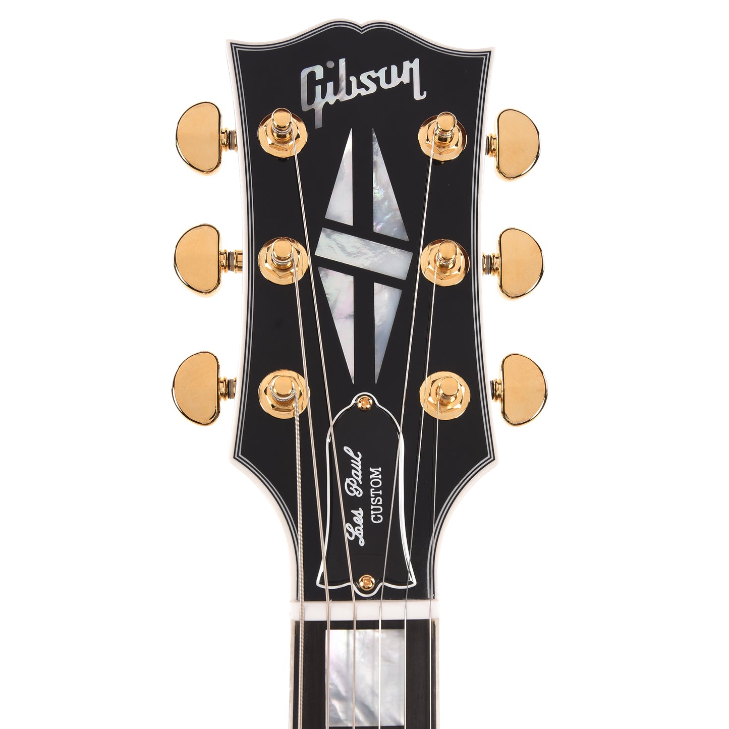 Gibson Custom Shop Les Paul Custom Ebony Gloss Electric Guitars / Solid Body