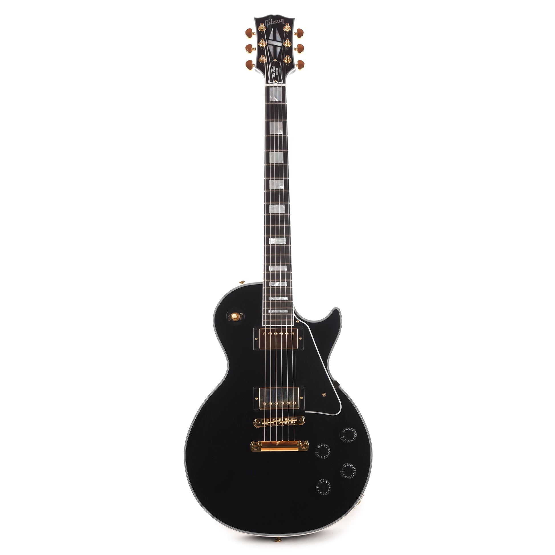 Gibson Custom Shop Les Paul Custom Ebony Gloss Electric Guitars / Solid Body