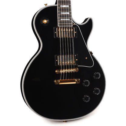 Gibson Custom Shop Les Paul Custom Ebony Gloss Electric Guitars / Solid Body