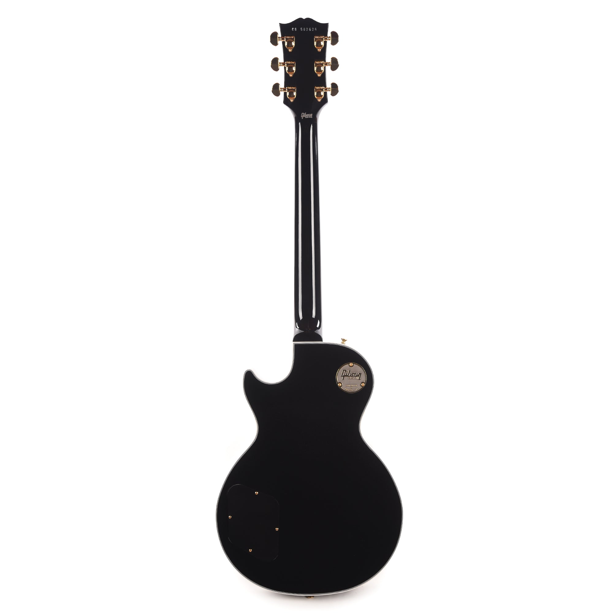 Gibson Custom Shop Les Paul Custom Ebony Gloss Electric Guitars / Solid Body
