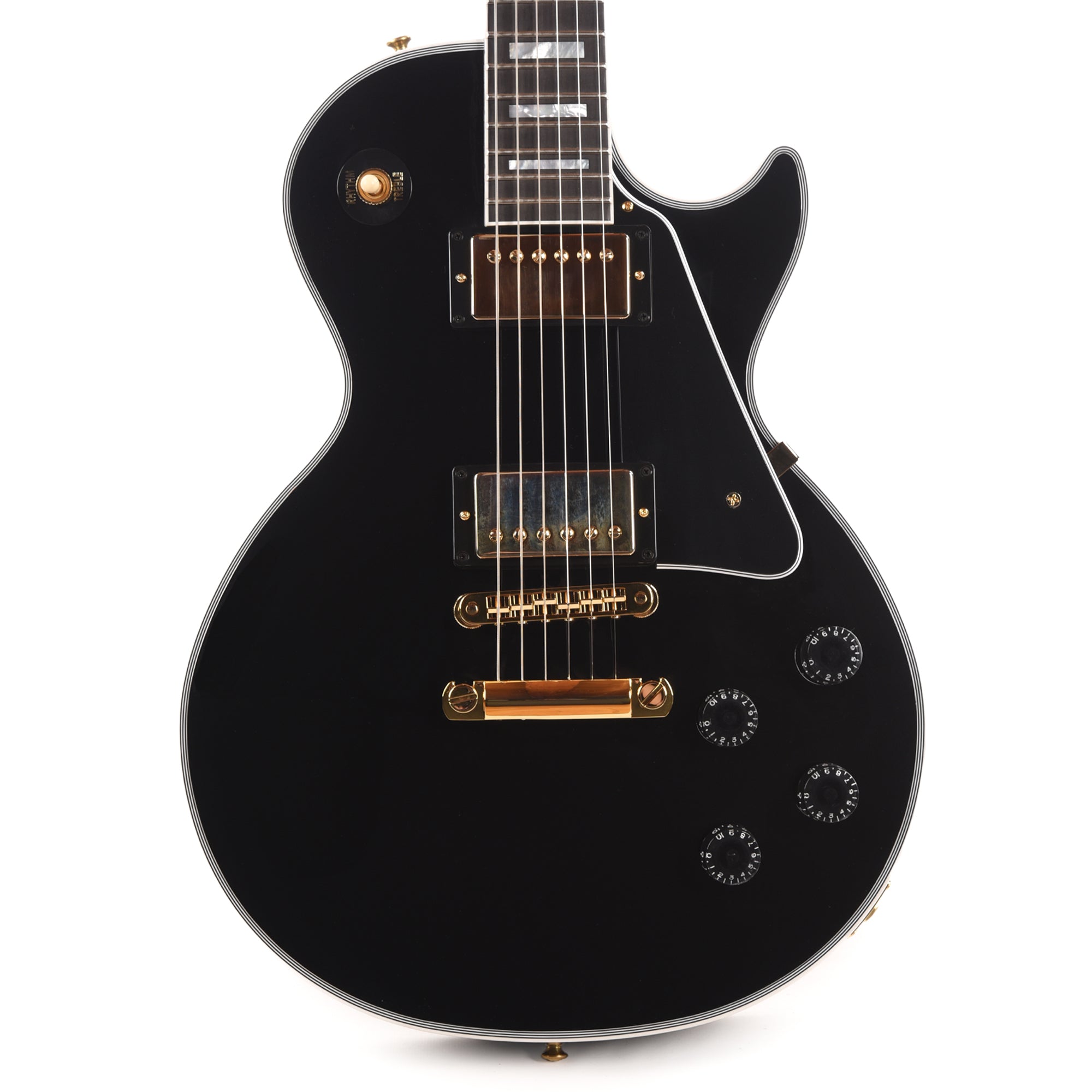 Gibson Custom Shop Les Paul Custom Ebony Gloss Electric Guitars / Solid Body