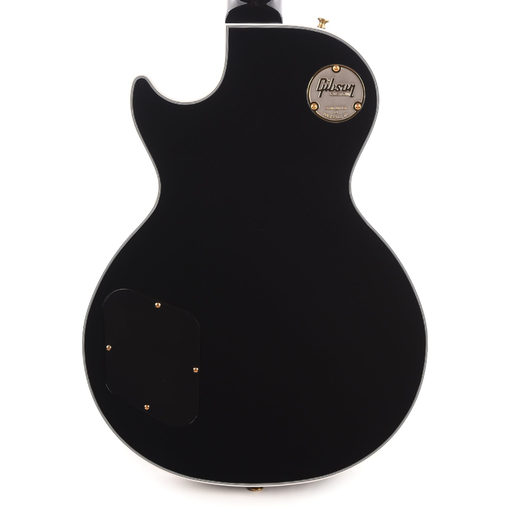 Gibson Custom Shop Les Paul Custom Ebony Gloss Electric Guitars / Solid Body