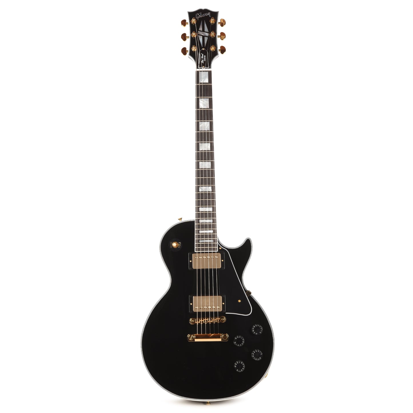 Gibson Custom Shop Les Paul Custom Ebony Gloss Electric Guitars / Solid Body