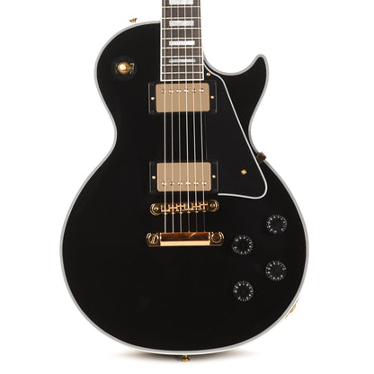 Gibson Custom Shop Les Paul Custom Ebony Gloss Electric Guitars / Solid Body
