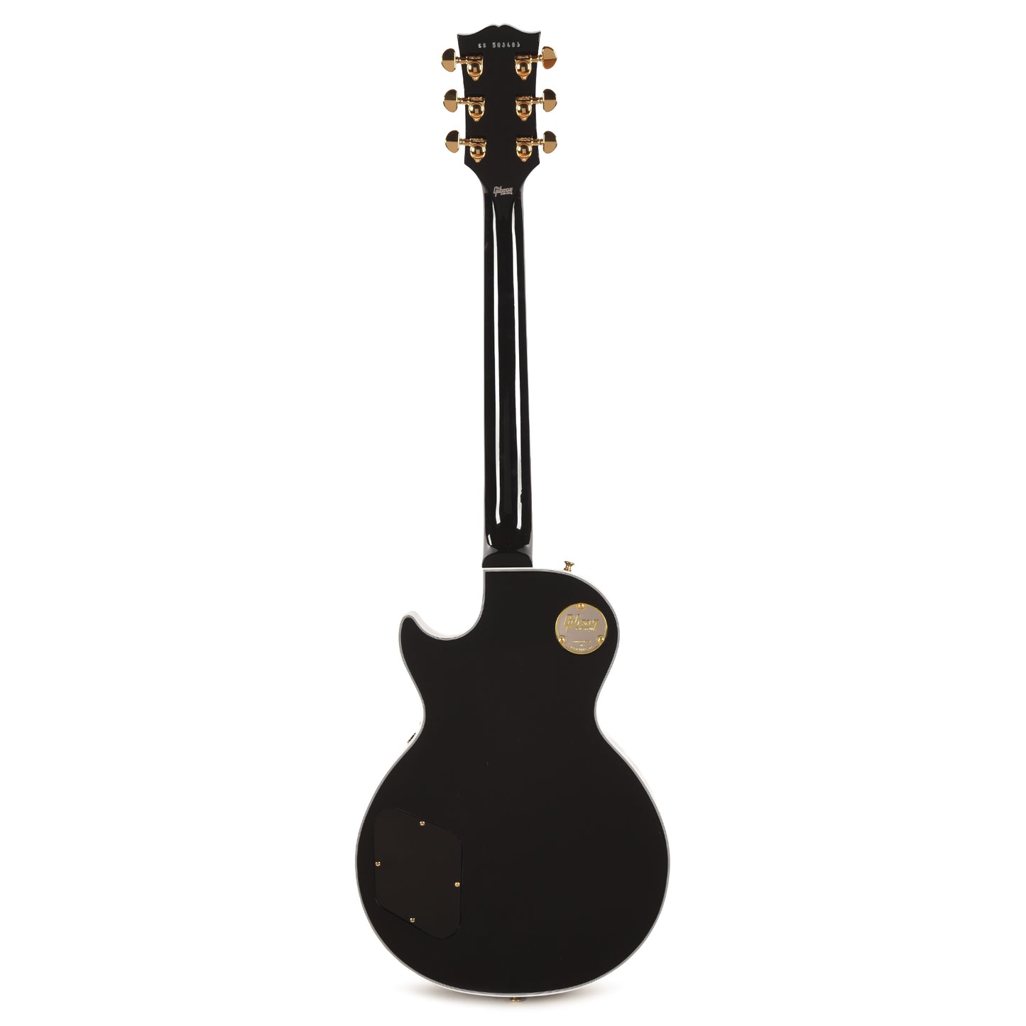 Gibson Custom Shop Les Paul Custom Ebony Gloss Electric Guitars / Solid Body