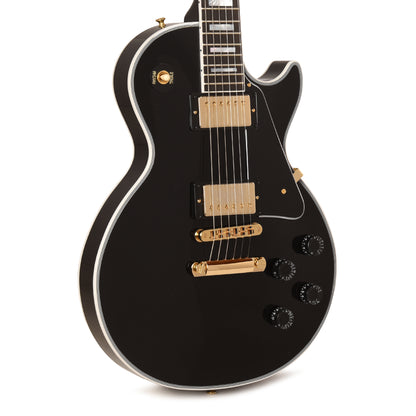 Gibson Custom Shop Les Paul Custom Ebony Gloss Electric Guitars / Solid Body