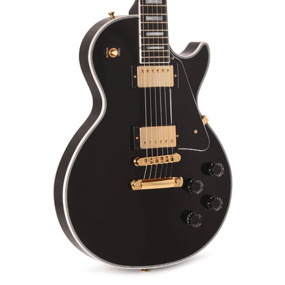 Gibson Custom Shop Les Paul Custom Ebony Gloss Electric Guitars / Solid Body