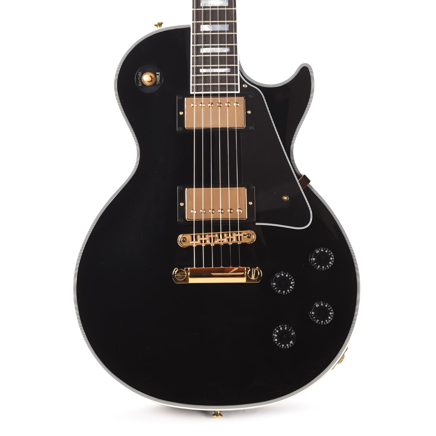 Gibson Custom Shop Les Paul Custom Ebony Gloss Electric Guitars / Solid Body
