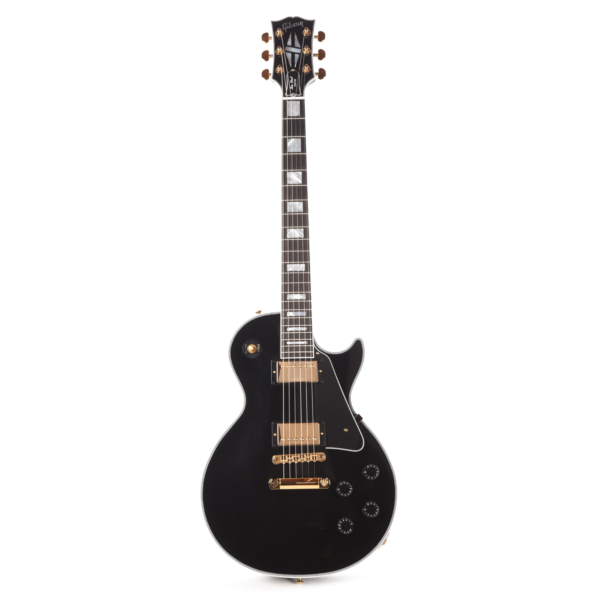 Gibson Custom Shop Les Paul Custom Ebony Gloss Electric Guitars / Solid Body