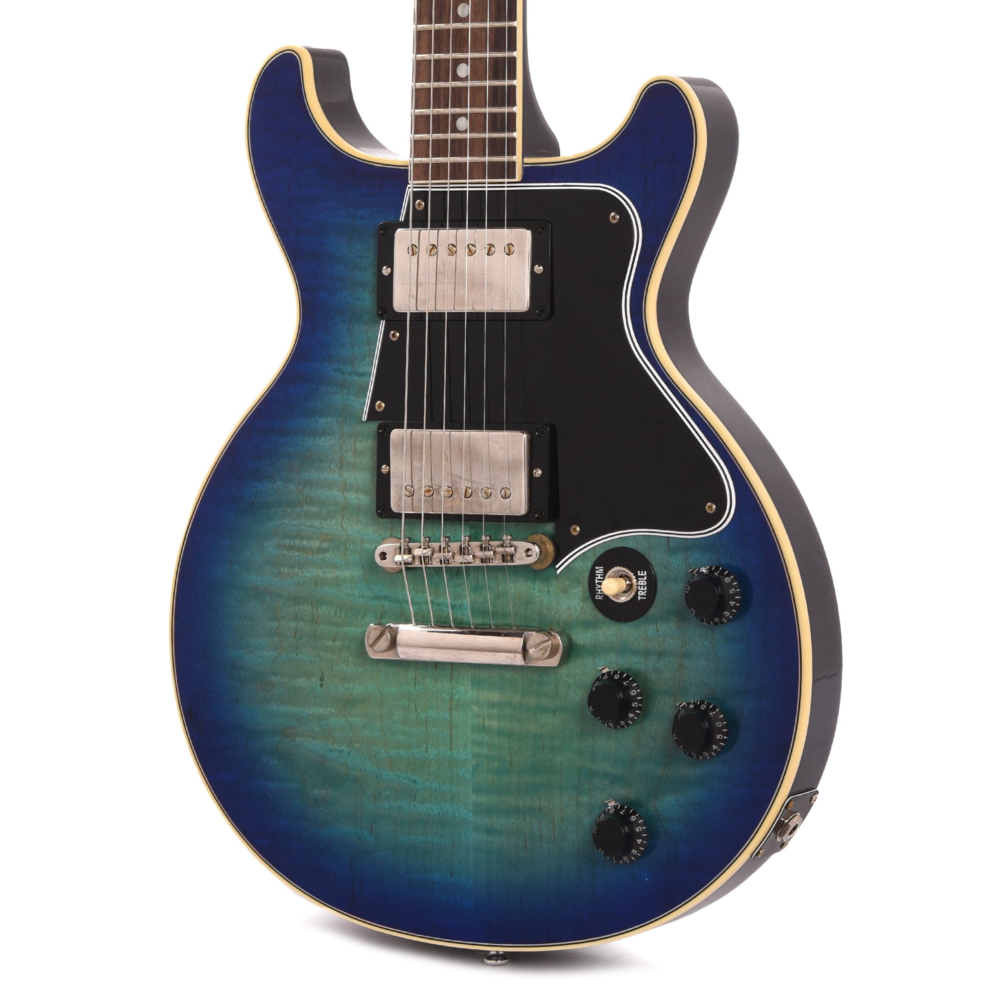 Gibson Custom Shop Les Paul Special Double Cut Figured Maple Top Blue Burst VOS Electric Guitars / Solid Body
