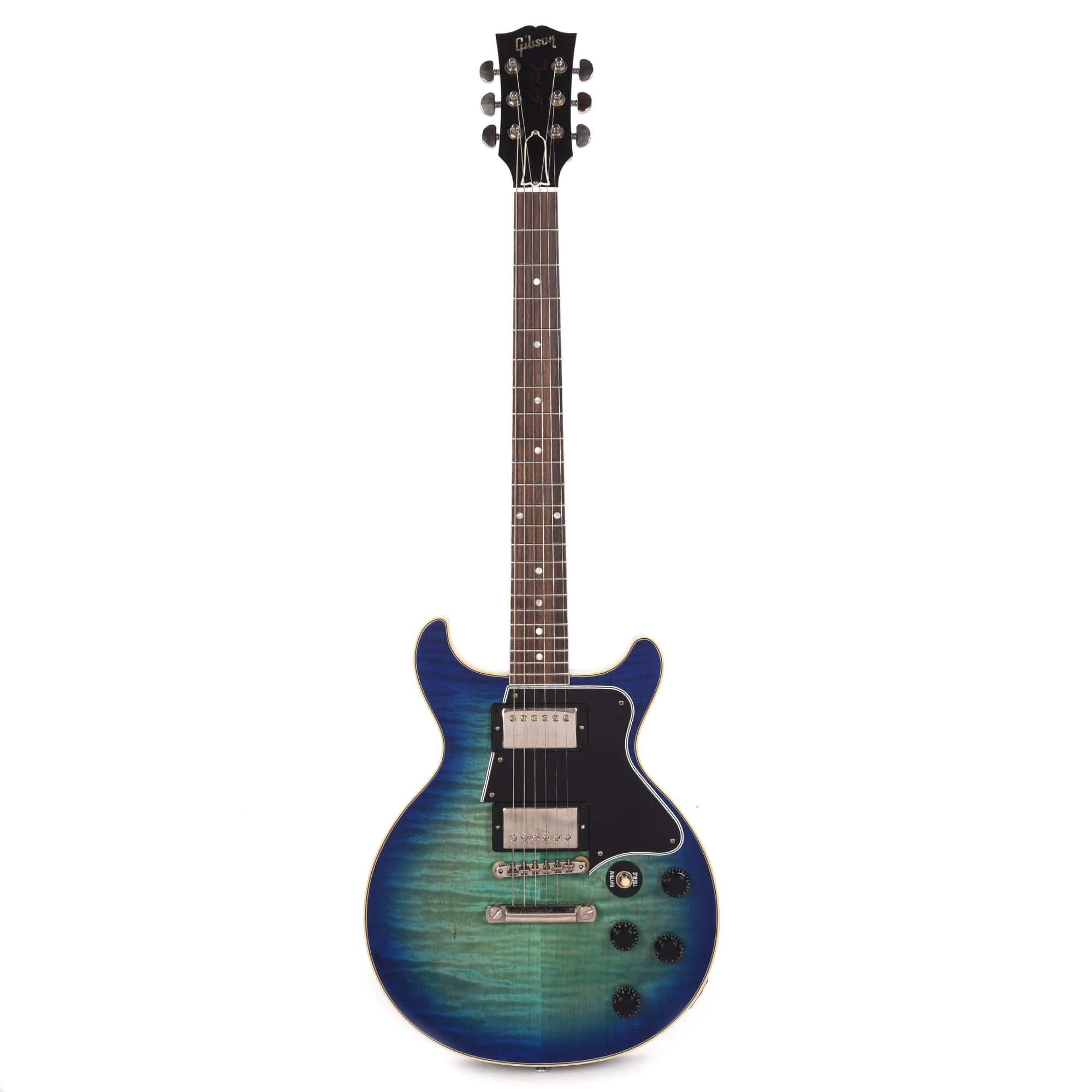 Gibson Custom Shop Les Paul Special Double Cut Figured Maple Top Blue Burst VOS Electric Guitars / Solid Body