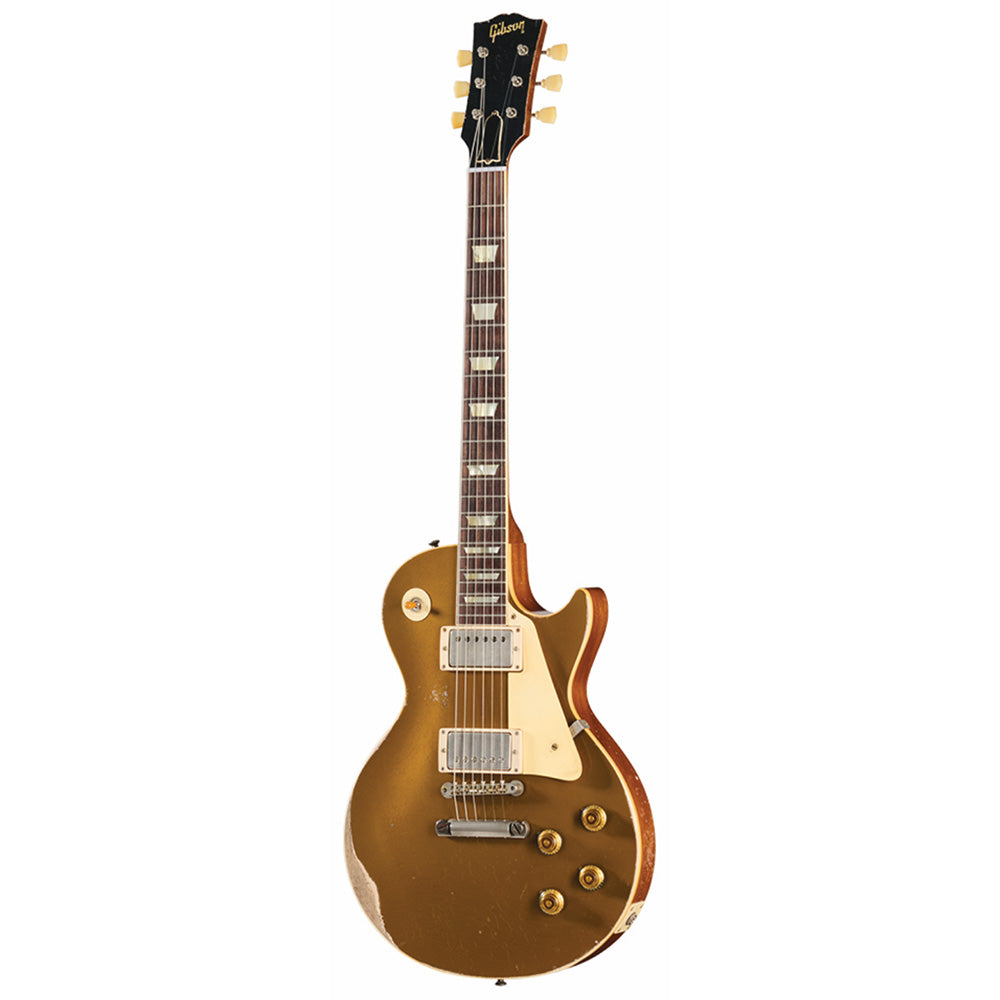 Gibson Custom Shop Limited Edition 1957 Les Paul Standard Reissue Ultra Heavy Aged Mustard Gold Electric Guitars / Solid Body