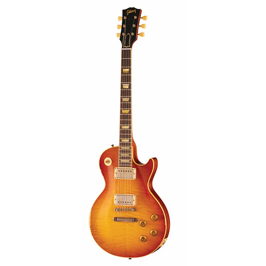 Gibson Custom Shop Limited Edition 1959 Les Paul Standard Reissue Heavy Aged Molten Amber Burst w/AAA Figured Maple Top Electric Guitars / Solid Body