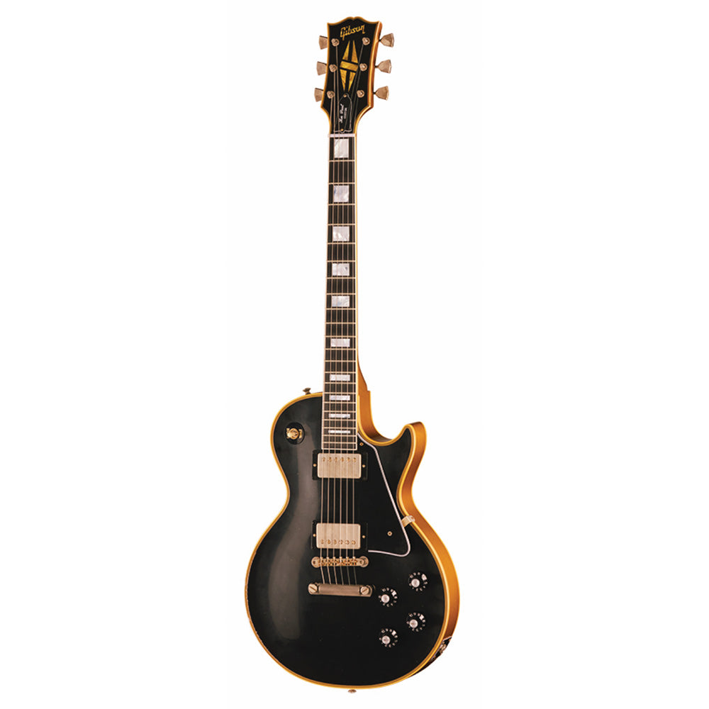Gibson Custom Shop Limited Edition 1968 Les Paul Custom Reissue Light Aged Ebony w/Gold Back Electric Guitars / Solid Body