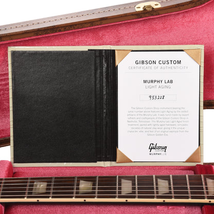 Gibson Custom Shop Limited Run 1959 Les Paul Standard Antique Ocean Magenta Murphy Lab Light Aged Electric Guitars / Solid Body